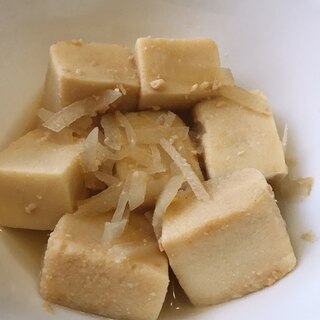 大根と高野豆腐の味噌煮